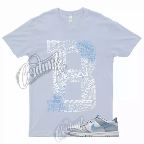 BLS T Shirt to Match Dunk Low GS Blue Iridescent Whisper Hyper Royal Green Abyss Jezsport.com