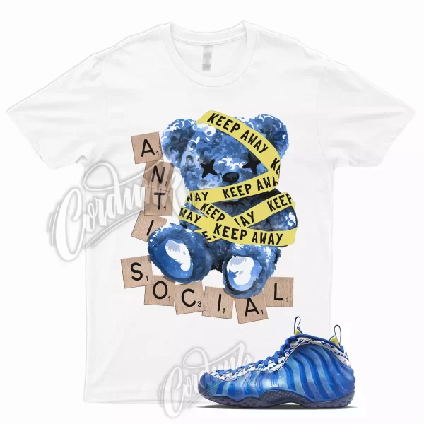 ANTI T Shirt for Air Foamposite One Hyper Royal White Yellow Strike Coley Foams Jezsport.com