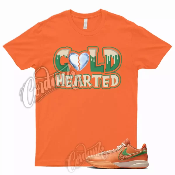 COLD T Shirt for Lebron 20 Peach Cream FAMU Safety Orange Stadium Green Miami 1 Jezsport.com