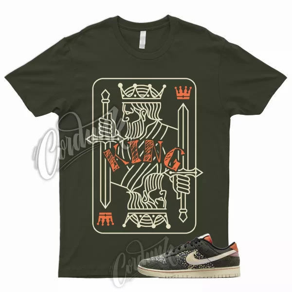 KING T Shirt to Match Dunk Low SE Gone Fishing Rainbow Trout Sequoia Orange 1 Jezsport.com