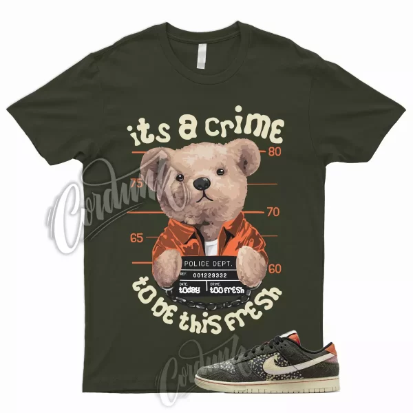 CRIME T Shirt to Match Dunk Low SE Gone Fishing Rainbow Trout Sequoia Orange 1 Jezsport.com