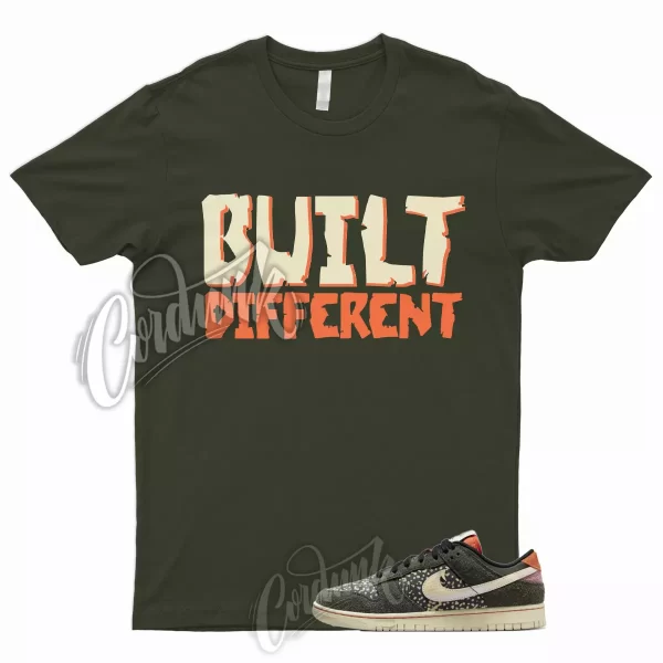 BUILT T Shirt to Match Dunk Low SE Gone Fishing Rainbow Trout Sequoia Orange 1 Jezsport.com