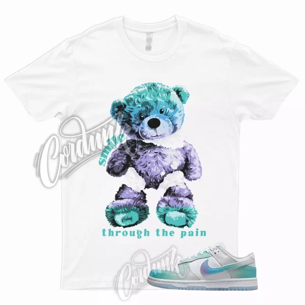 SMILE T Shirt to Match Dunk Low Unlock Your Space Multicolor Ice Blue Menta 1 Jezsport.com