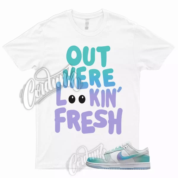 FRESH T Shirt to Match Dunk Low Unlock Your Space Multicolor Ice Blue Menta 1 Jezsport.com