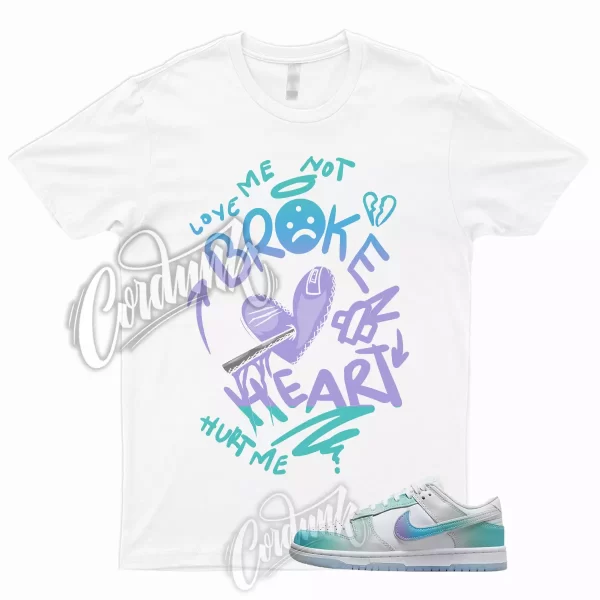 BROKEN T Shirt to Match Dunk Low Unlock Your Space Multicolor Ice Blue Menta 1 Jezsport.com