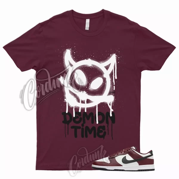 DTIME T Shirt for Dunk Low Dark Team Red Black Bordeaux Burgundy Vapormax Beet 1 Jezsport.com