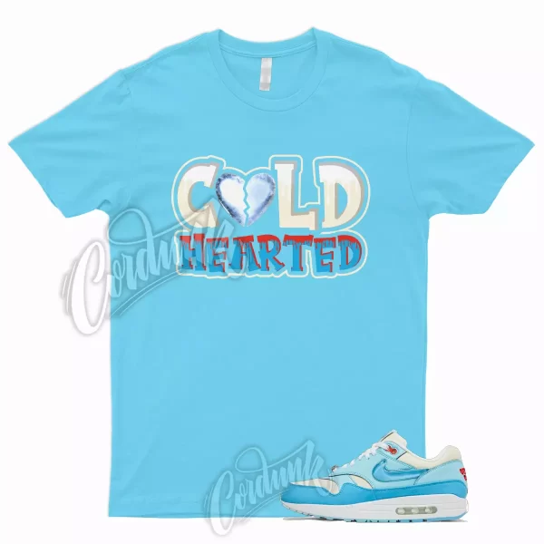 COLD T Shirt to Match Air Max 1 Puerto Rico Day Blue Gale Force Low Mid Dunk Jezsport.com