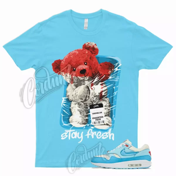 STAY T Shirt to Match Air Max 1 Puerto Rico Day Blue Gale Force Low Mid Dunk Jezsport.com