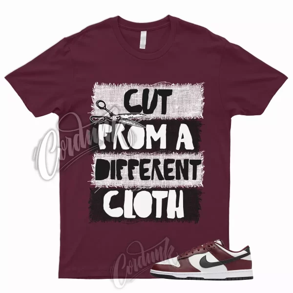 CUT T Shirt for Dunk Low Dark Team Red Black Bordeaux Burgundy Vapormax Beet 1 Jezsport.com