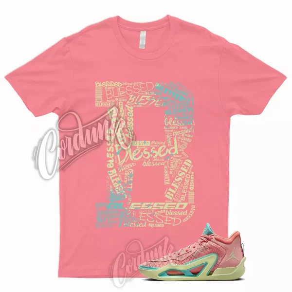 BLESSED Shirt for Tatum 1 Pink Lemonade Tint Lava Glow Aurora Green Barely Volt Jezsport.com