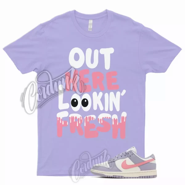 FRESH T Shirt to Match Dunk Low Indigo Haze WMNS Coral Chalk Purple Sail 1 Jezsport.com