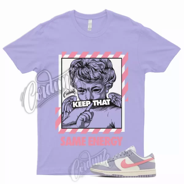 ENERGY T Shirt to Match Dunk Low Indigo Haze WMNS Coral Chalk Purple Sail 1 Jezsport.com