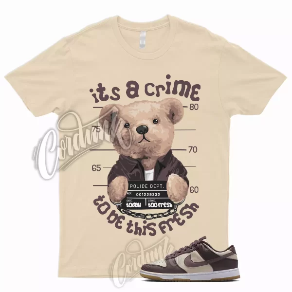 CRIME T Shirt to Match Dunk Low Plum Eclipse Coconut Milk Earth WMNS Sail 1 High Jezsport.com