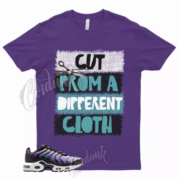 CUT T Shirt to for Air Max Plus Black Grape Fierce Purple Aurora Green Vapormax Jezsport.com