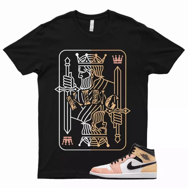 KING T Shirt to Match 1 Mid Sundial Sunburst Magic Ember White Black Flight Jezsport.com