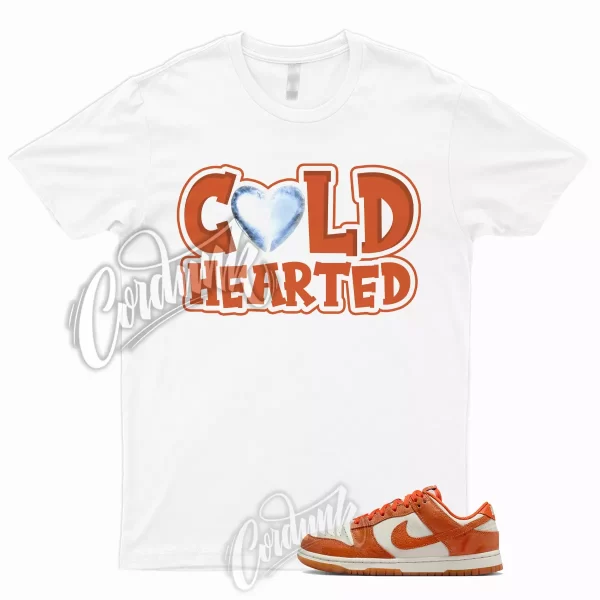 COLD T Shirt to Match Dunk Low Cracked Orange Light Bone Safety Spice 1 WMNS Jezsport.com