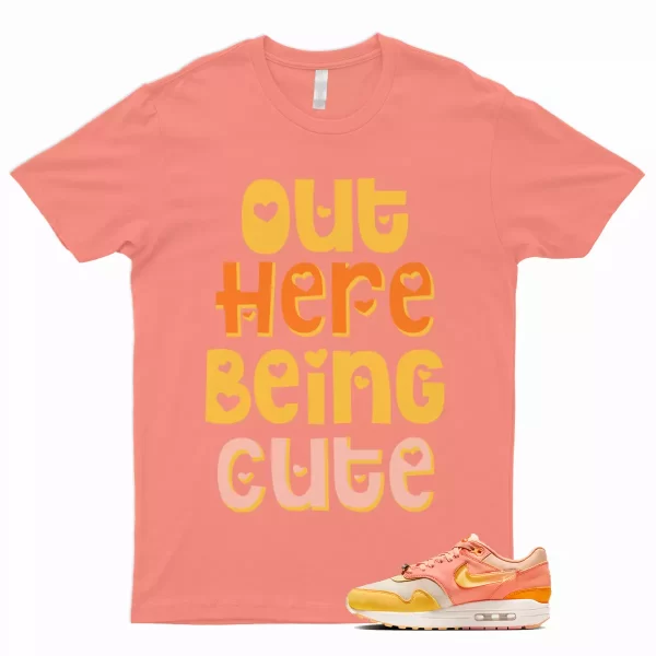 CUTE Shirt to Match Air Max 1 Puerto Rico Orange Frost Citron Pulse Coconut Milk Jezsport.com