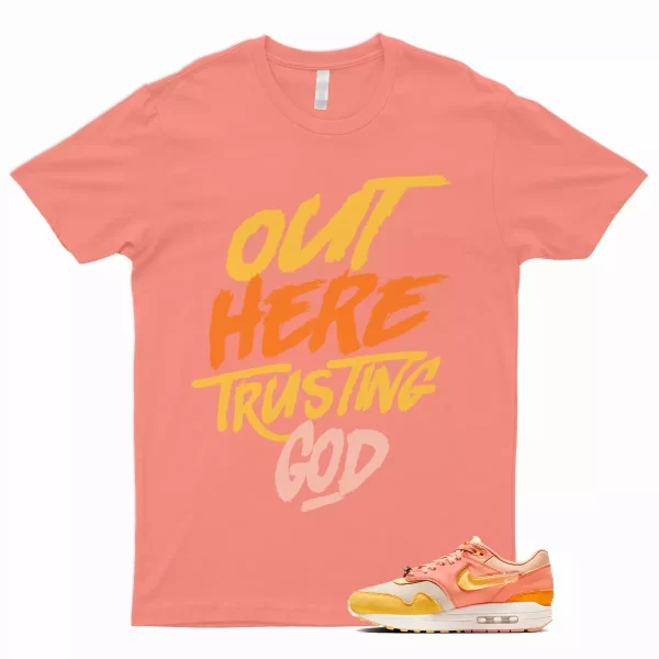 TG T Shirt to Match Air Max 1 Puerto Rico Orange Frost Citron Pulse Coconut Milk Jezsport.com