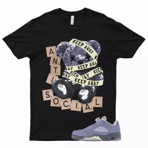 ANTI T Shirt to Match 5 Low Indigo Haze Fire Red Metallic Silver Flint Grey WMNS Jezsport.com