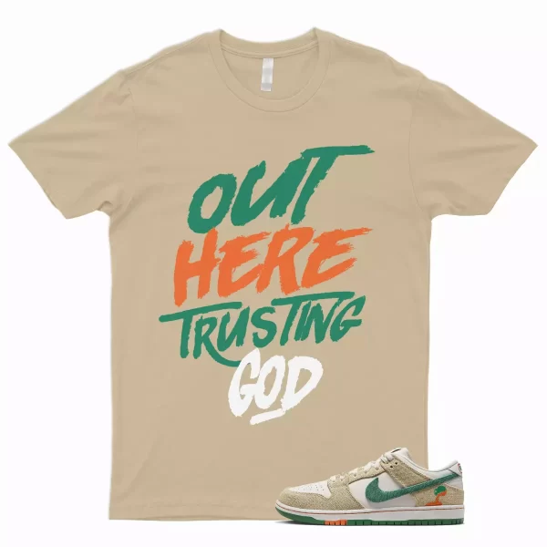 TG T Shirt to Match SB Dunk Low Jarritos Phantom Safety Orange Malachite Khaki Jezsport.com