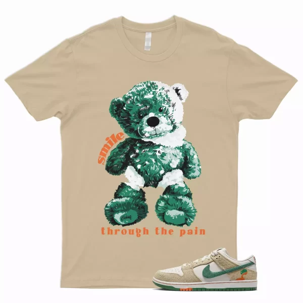 SMILE Shirt to Match SB Dunk Low Jarritos Phantom Safety Orange Malachite Khaki Jezsport.com