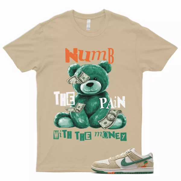 NUMB T Shirt to Match SB Dunk Low Jarritos Phantom Safety Orange Malachite Khaki Jezsport.com