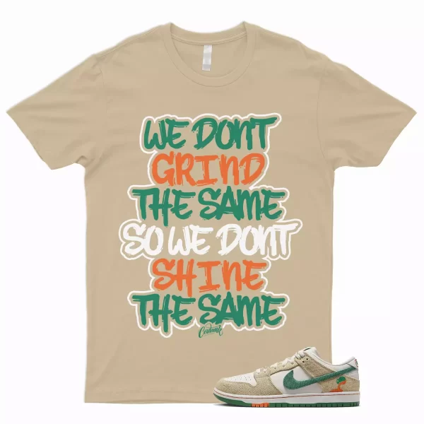 GRIND Shirt to Match SB Dunk Low Jarritos Phantom Safety Orange Malachite Khaki Jezsport.com