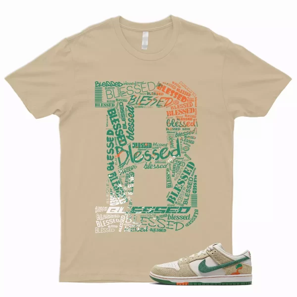 BLESS Shirt to Match SB Dunk Low Jarritos Phantom Safety Orange Malachite Khaki Jezsport.com