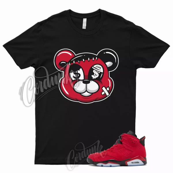 STITCH Shirt to Match 6 Retro Toro Bravo Varsity University Red Bred Flu Game 1 Jezsport.com