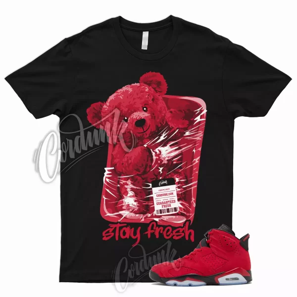 STAY T Shirt to Match 6 Retro Toro Bravo Varsity University Red Bred Flu Game 1 Jezsport.com