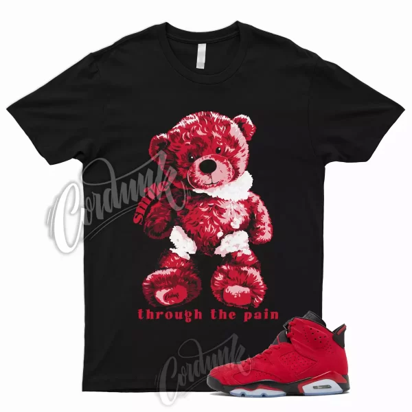 SMILE T Shirt to Match 6 Retro Toro Bravo Varsity University Red Bred Flu Game 1 Jezsport.com