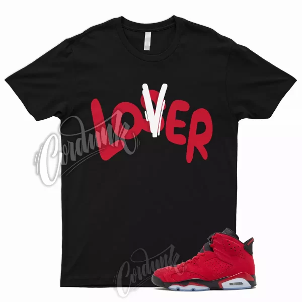 LO T Shirt to Match 6 Retro Toro Bravo Varsity University Red Bred Flu Game 1 Jezsport.com