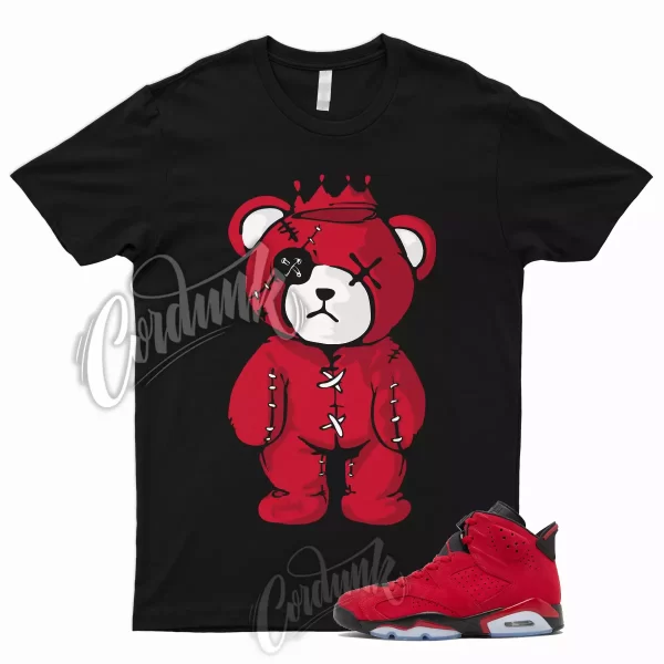 CROWN T Shirt to Match 6 Retro Toro Bravo Varsity University Red Bred Flu Game 1 Jezsport.com