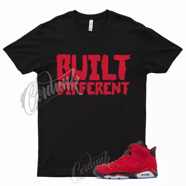 BUILT T Shirt to Match 6 Retro Toro Bravo Varsity University Red Bred Flu Game 1 Jezsport.com