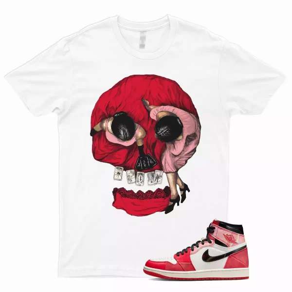 VIEWS T Shirt to Match 1 High Spider Verse OG University Red Across The Man Jezsport.com