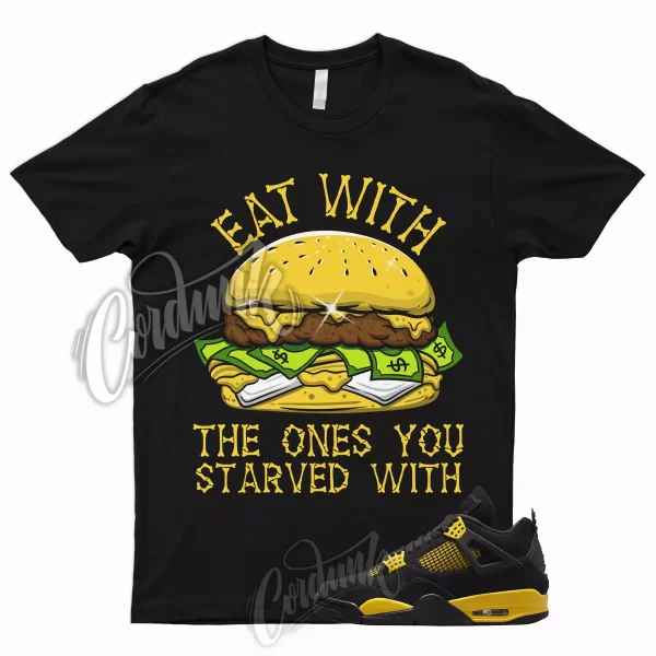 EAT T Shirt to Match 4 Retro Tour Yellow Thunder Lightning Low Mid 1 Jezsport.com