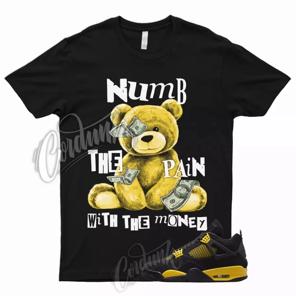 NUMB T Shirt to Match 4 Retro Tour Yellow Thunder Lightning Low Mid 1 Jezsport.com