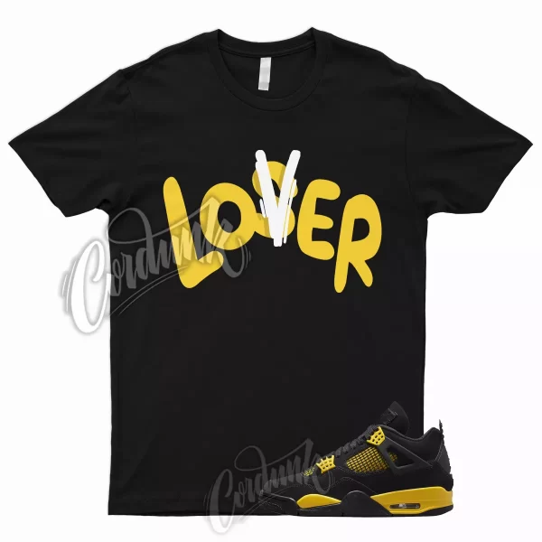 LOVER T Shirt to Match 4 Retro Tour Yellow Thunder Lightning Low Mid 1 Jezsport.com