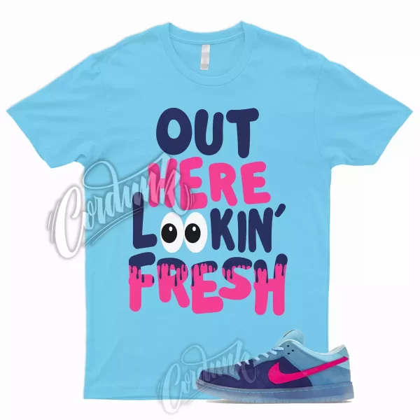 FRESH T Shirt for Dunk Low SB Run The Jewels Deep Royal Blue Active Pink Chill 1 Jezsport.com