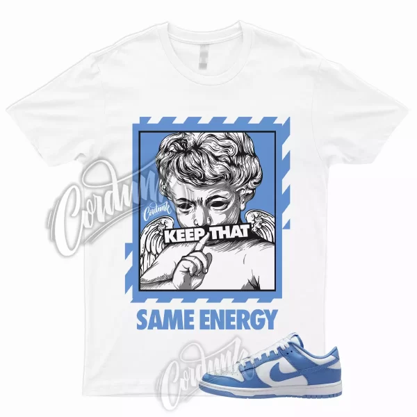 ENERGY T Shirt to Match Dunk Low Polar Blue Mid High University 1 Air Force Max Jezsport.com