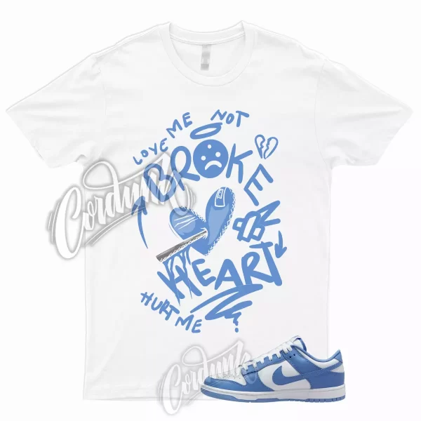 BROKEN T Shirt to Match Dunk Low Polar Blue Mid High University 1 Air Force Max Jezsport.com