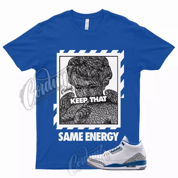 ENERGY T Shirt to Match 3 Wizards Royal True Blue Cement Grey Elephant 5 Game 1 Jezsport.com