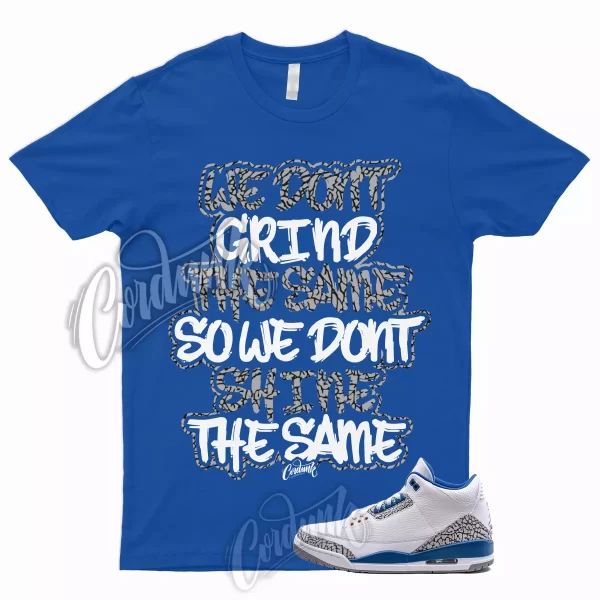 GRIND T Shirt to Match 3 Wizards Royal True Blue Cement Grey Elephant 5 Game 1 Jezsport.com