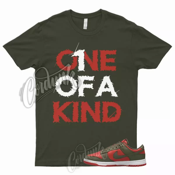 1OAK T Shirt to Match Dunk Low Mystic Red Olive Cargo Khaki Rough Green Mid High Jezsport.com