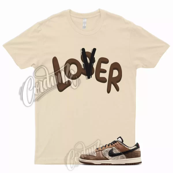 LOVER T Shirt to Match Dunk Low CO.JP 2023 Ale Brown-Pecan-Dark Driftwood Red 1 Jezsport.com