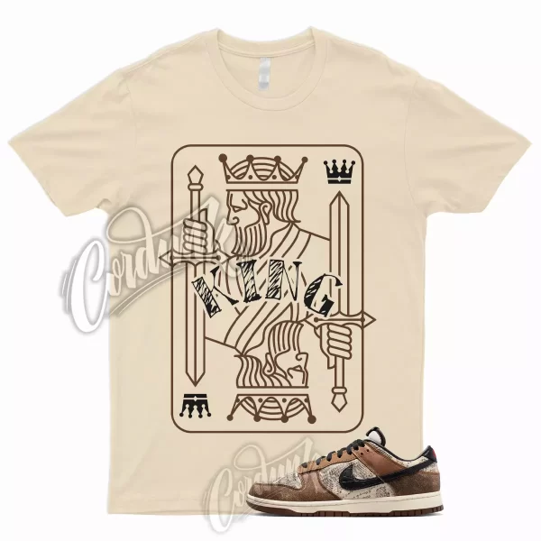 KING T Shirt to Match Dunk Low CO.JP 2023 Ale Brown-Pecan-Dark Driftwood Red 1 Jezsport.com