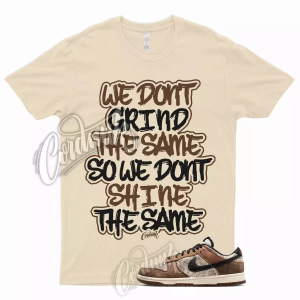 GRIND T Shirt to Match Dunk Low CO.JP 2023 Ale Brown-Pecan-Dark Driftwood Red 1 Jezsport.com