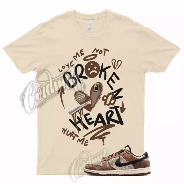 BROKEN T Shirt to Match Dunk Low CO.JP 2023 Ale Brown-Pecan-Dark Driftwood Red 1 Jezsport.com