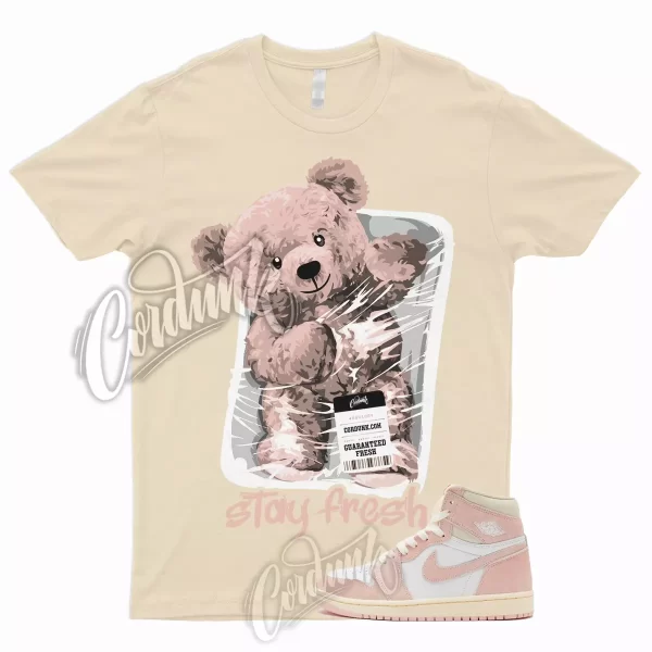 STAY T Shirt to Match Jordan 1 Washed Pink Atmosphere Muslin Sail White OG WMNS Jezsport.com