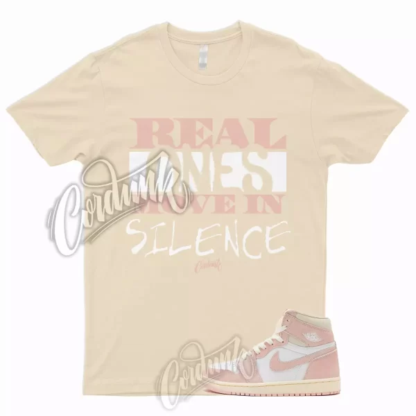 R1 T Shirt to Match Jordan 1 Washed Pink Atmosphere Muslin Sail White OG WMNS Jezsport.com